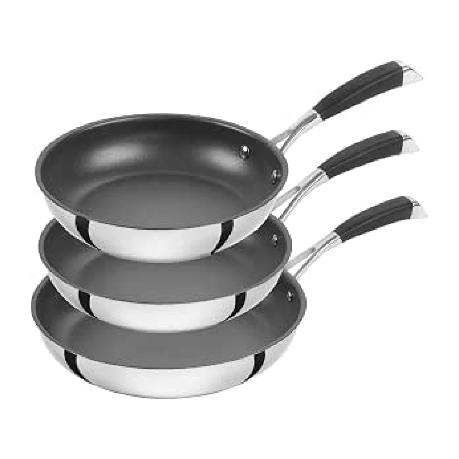 Zwilling - Sartén 65249 by Cornelia Poletto, de Acero inoxidable 18/10. plástico, 20cm + 24cm + 28cm