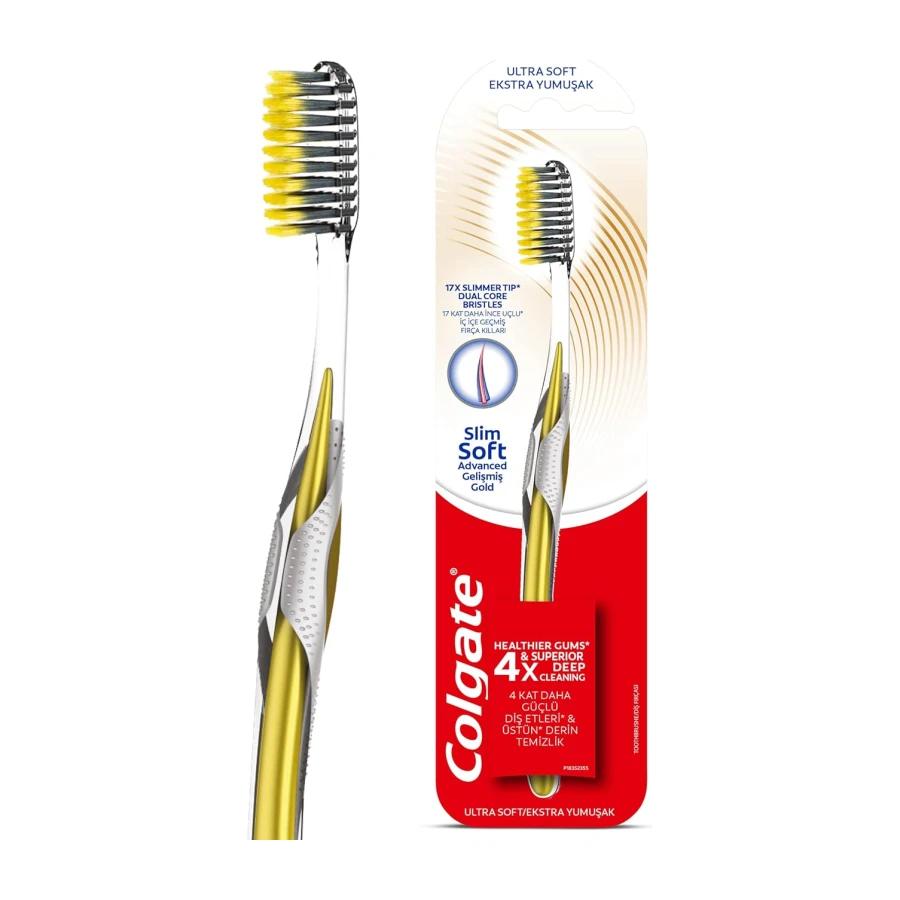 Colgate Mikro İnce Gelişmiş Gold Derin Temizlik Ekstra Yumuşak Diş Fırçası