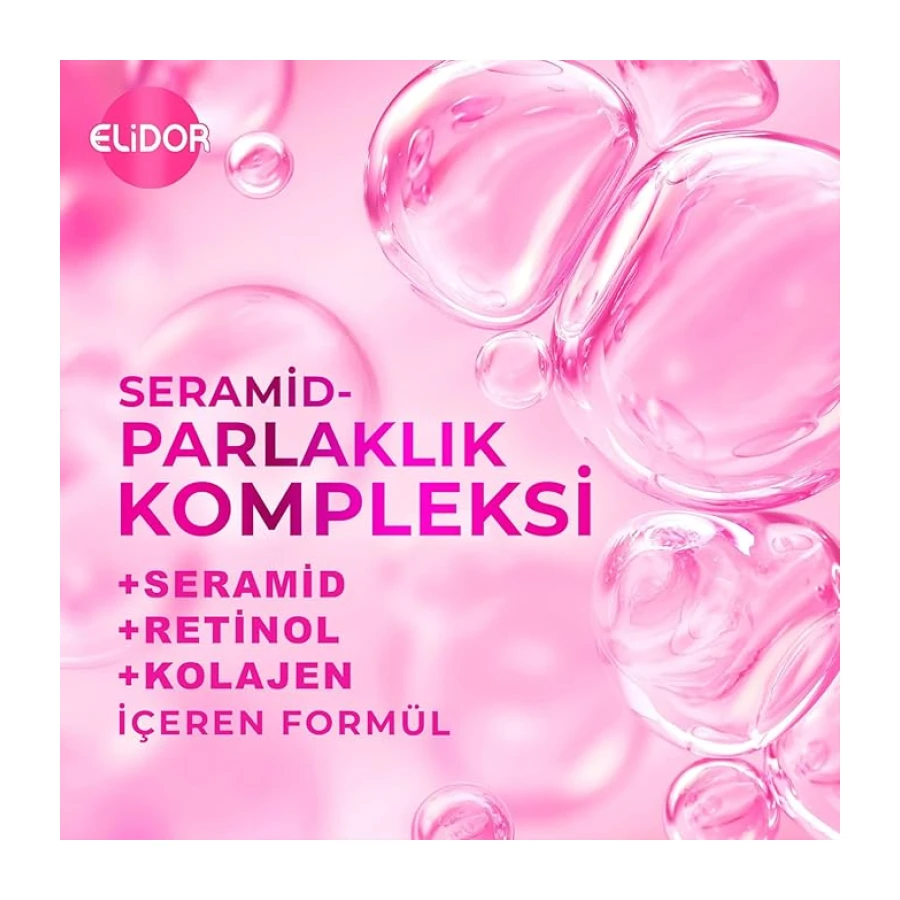 Elidor Saç Bakım Şampuanı, Güçlü ve Parlak, 650 ml