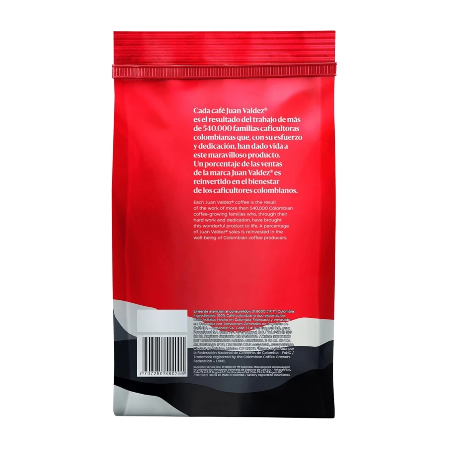 Juan Valdez Volcan Öğütülmüş Güçlü Kahve, 250g, Premium Selection, Koyu Kavrulmuş