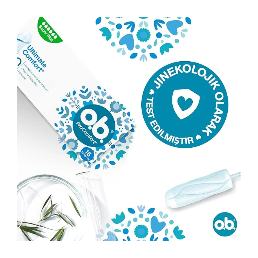 o.b. procomfort tampon süper plus, 16'lı
