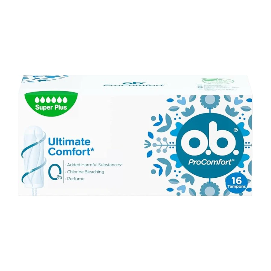 o.b. procomfort tampon süper plus, 16'lı