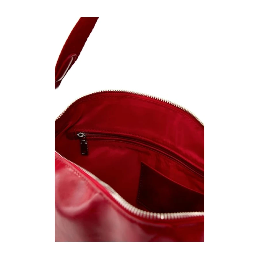 Desigual bolso de hombro bolso bandolera Half Logo Leiria Shoulder Bag Carmine rojo