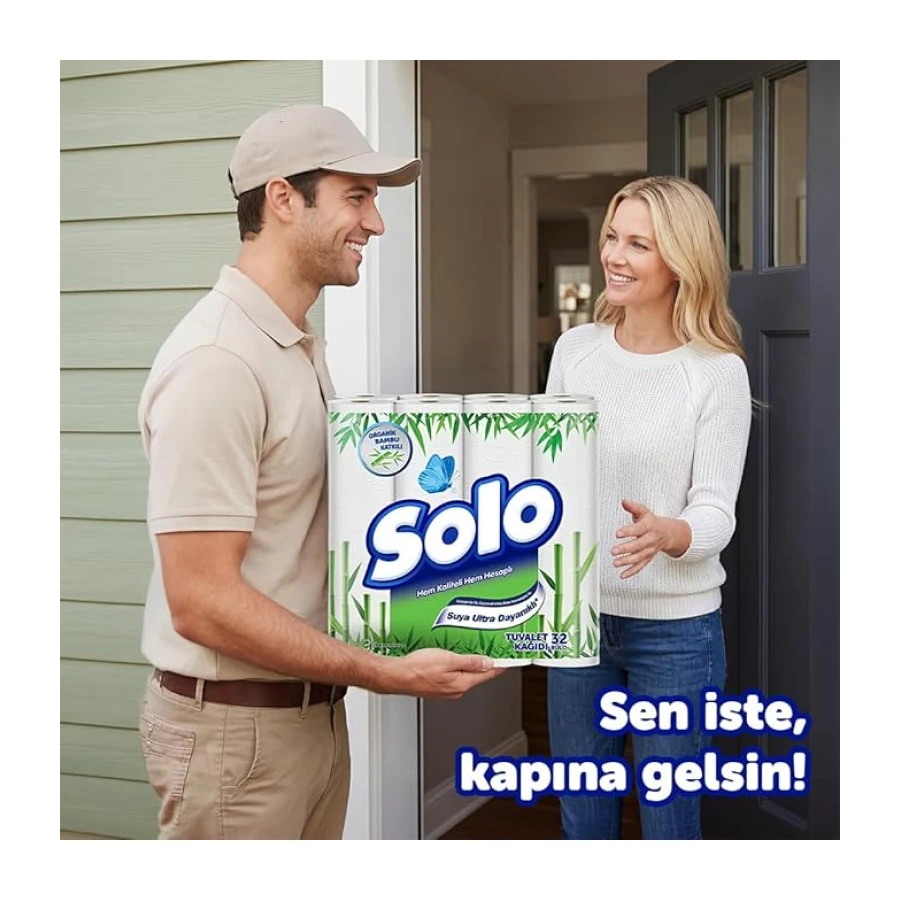 SOLO Bambu Katkılı Tuvalet Kağıdı 40’lı