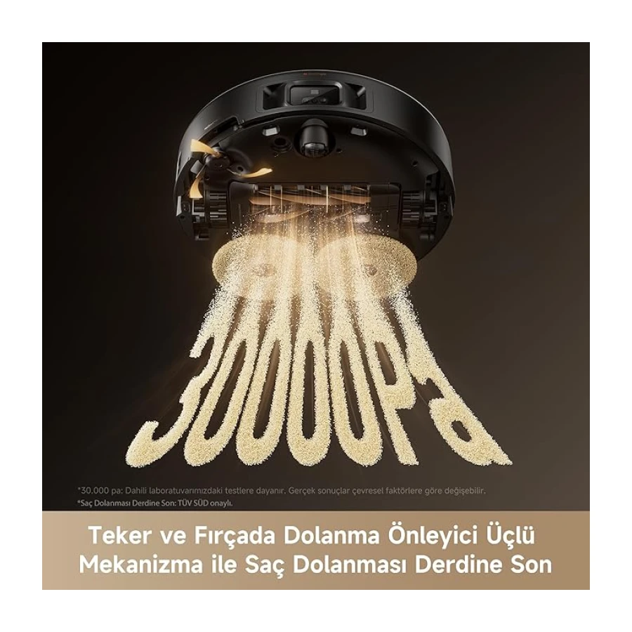MOVA MOBIUS 60 MopSwap™ Sistemli Robot Süpürge, 30.000 Pa Emiş Gücü, Dinamik Emiş Koruma Sistemi, 8 cm’ye Kadar Engel Aşma, 100 °C ile Yıkama Sistemi, 3 Yıl Garanti