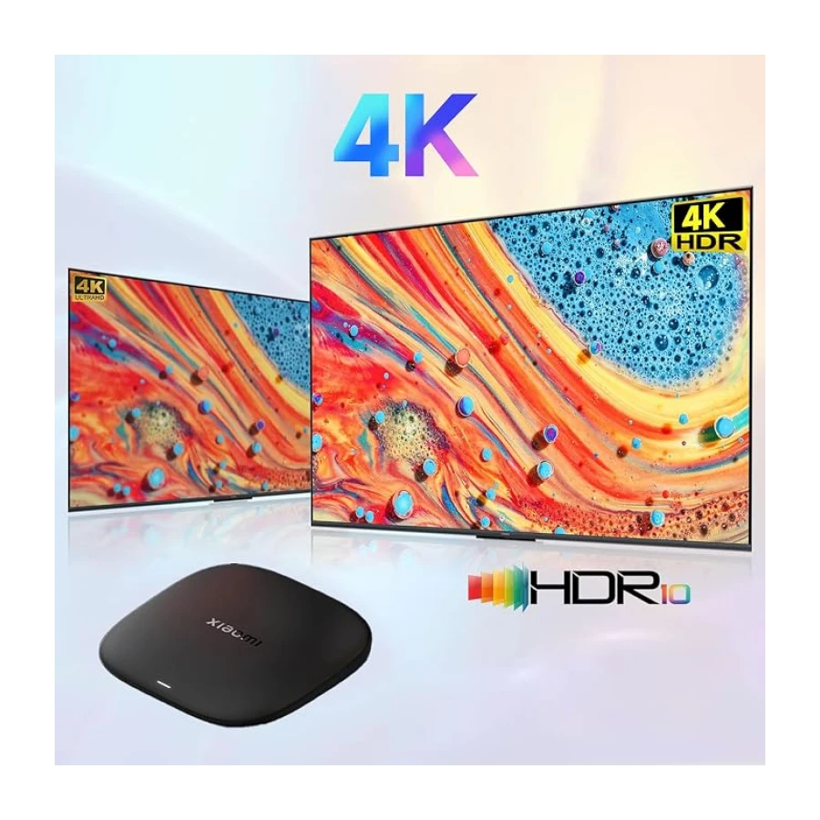 Xiaomi TV Box S (3nd Gen), 4K Ultra HD Streaming Media Player, 2GB RAM, 32GB Memoria Smart TV Box, Soporta Google TV, Dolby Vision, HDR10+, Dolby Atmos, DTS-X, Wireless Projection, WiFi 6, Negro