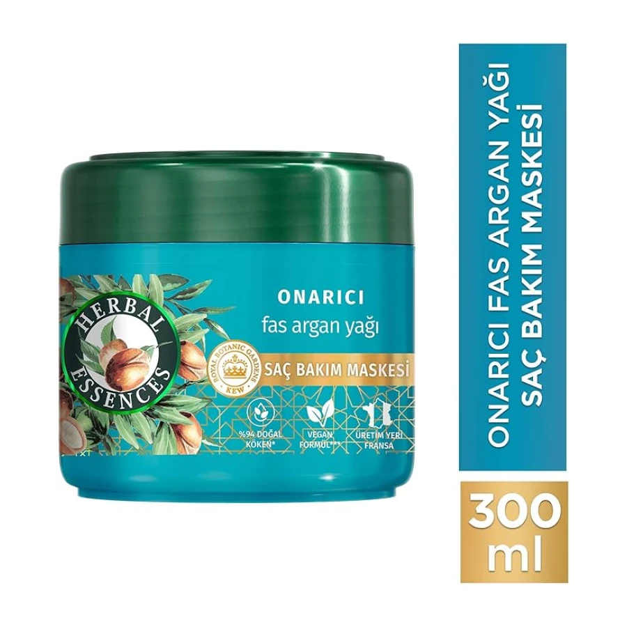 Herbal Essences Onarıcı Argan Yağı Saç Bakım Maskesi 300ml