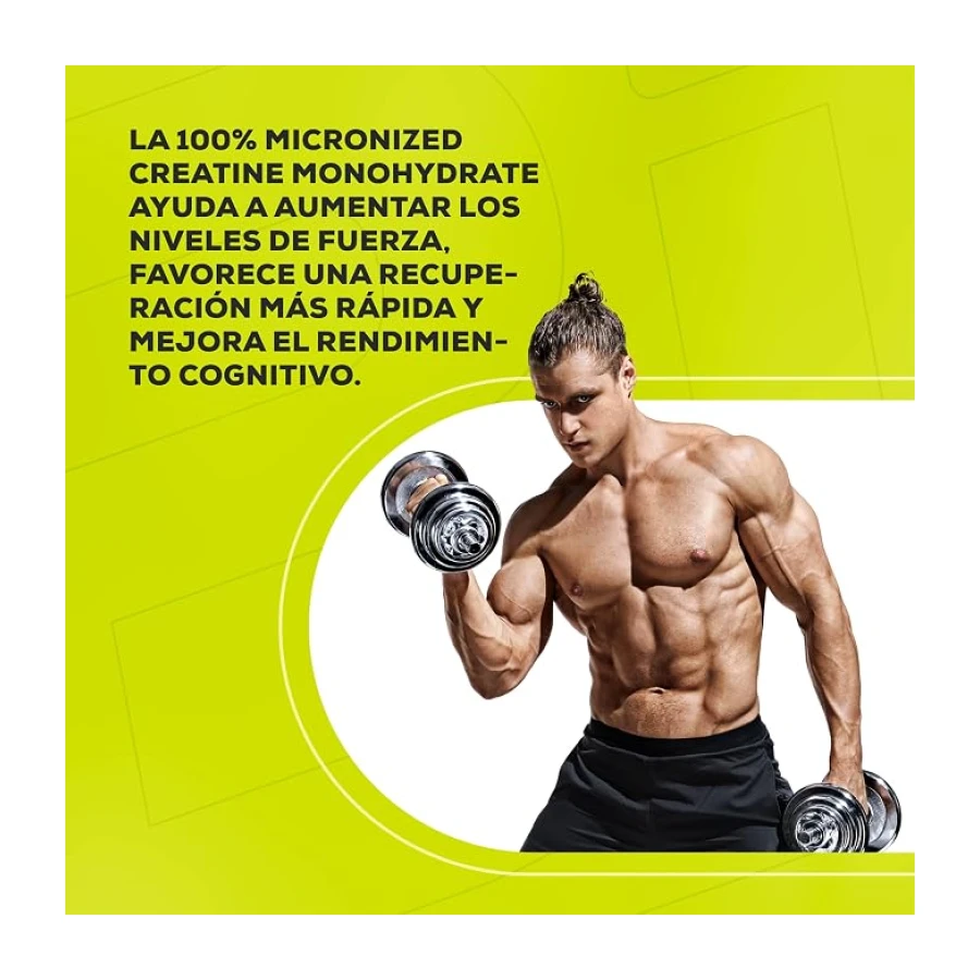BioTechUSA 100% Creatine Monohydrate | Fórmula micronizada | La creatina mejora el rendimiento en el entrenamiento de fuerza explosiva | Monohidrato puro | Vegana | 300 g, Sin sabor