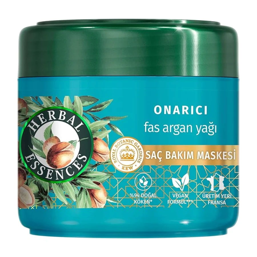Herbal Essences Onarıcı Argan Yağı Saç Bakım Maskesi 300ml