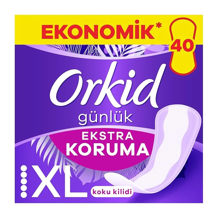 Orkid Extra Koruma Günlük Ped Extra Uzun 40 Adet Ped