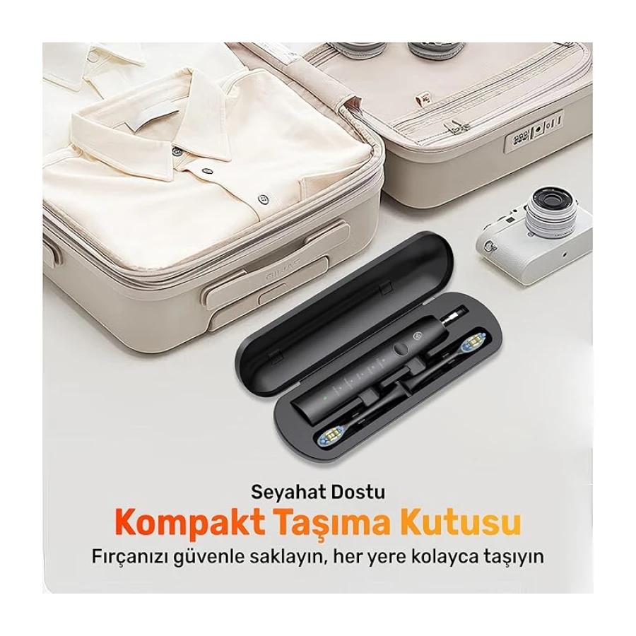 NPO Nicefeel X610-Z Dakikada 40000 Titreşim, Şarjlı Sonic Profesyonel Diş Fırçası