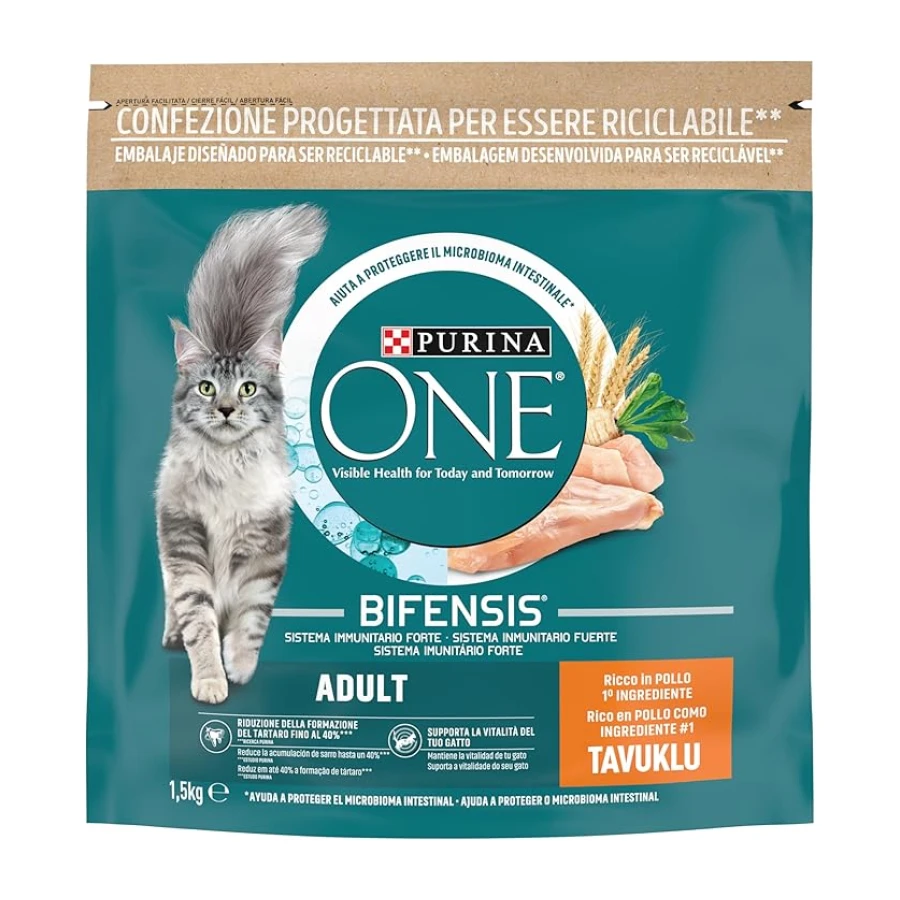 Purina One Tavuklu Yetişkin Kedi Maması 1,5 Kg