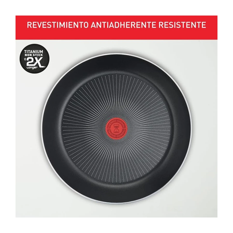 Tefal Ingenio Emotion - Juego de 3 Sartenes, Acero inoxidable