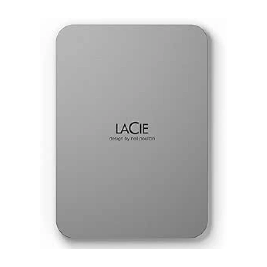 LaCie 2TB Mobile Drive | USB-C (STLP2000400) | HDD portátil con 25% materiales reciclados, copia de seguridad de un clic. Prueba de Adobe CC. Garantía de 3 años + Rescue