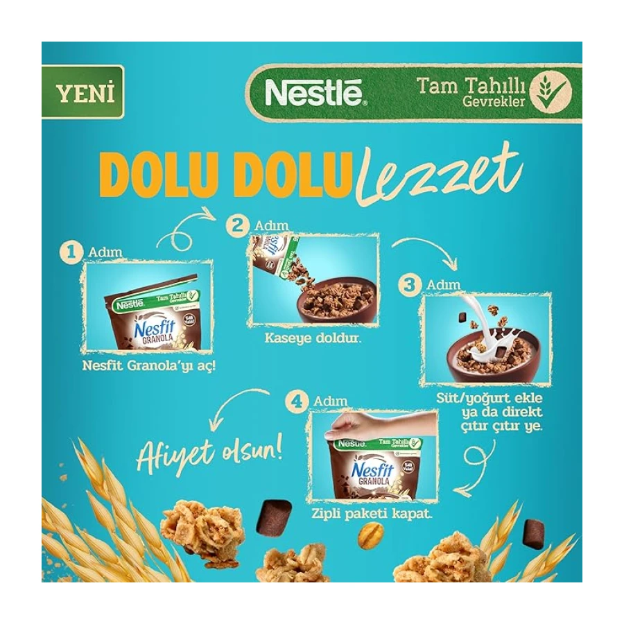 Nestle Nesfit Çikolatalı Granola 300g
