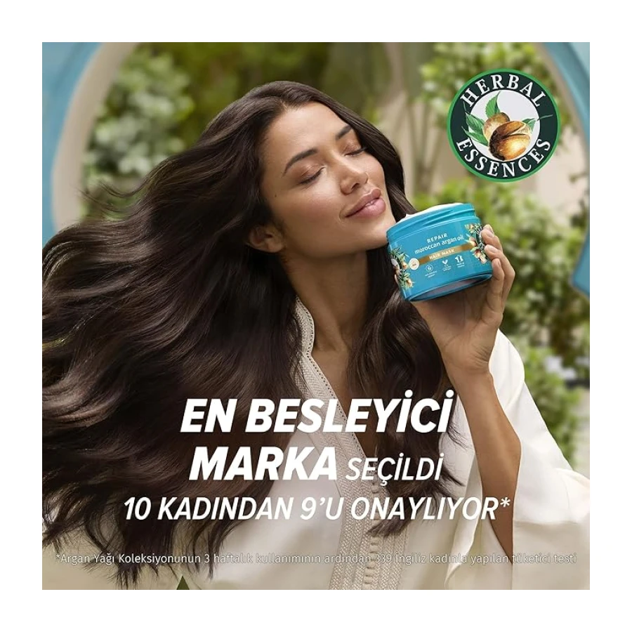 Herbal Essences Onarıcı Argan Yağı Saç Bakım Maskesi 300ml