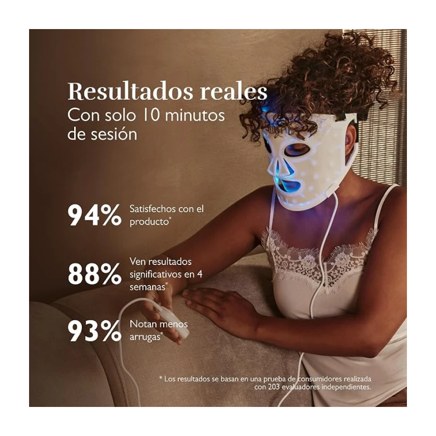 Silk'n LED Face Mask 100 Mascarilla Facial 4 Colores de Luz Blanca