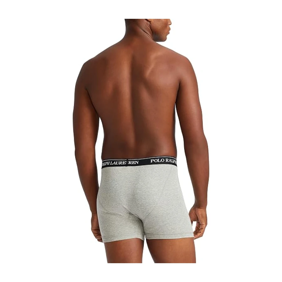 Polo Ralph Lauren Classic Fit Cotton Boxer Briefs, Trunks & Long Leg Available, 3-Pack Ropa Interior de Hombres Hombre (Pack de 3)