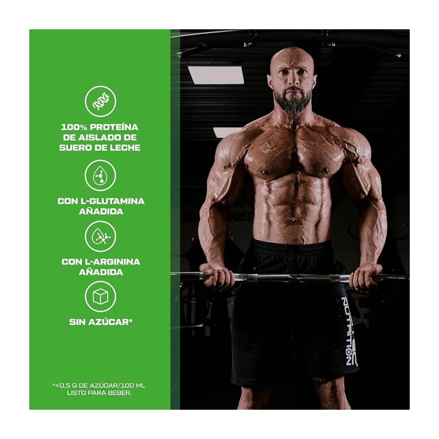 Scitec Nutrition 100% Whey Isolate - Proteína de suero con aminoácidos | Aislado e hidrolizado de suero - L-Glutamina y L-Arginina - Fórmula sin azúcar ni gluten - 1816 g, Chocolate