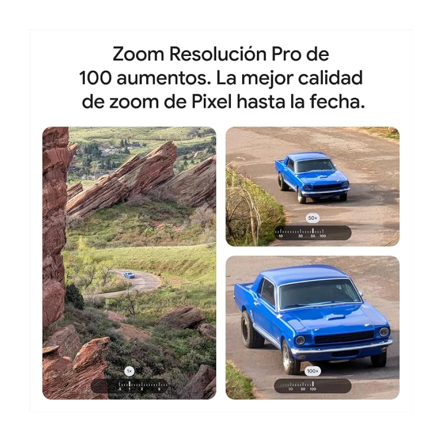 Google Pixel 10 Pro XL - Smartphone Android Libre con Gemini, Triple cámara Trasera, batería de más de 24 Horas y Pantalla Super Actua de 6,8" - Piedra Lunar, 256GB