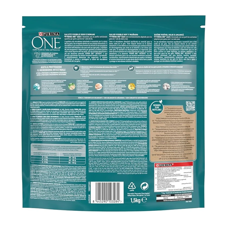 Purina One Tavuklu Yetişkin Kedi Maması 1,5 Kg