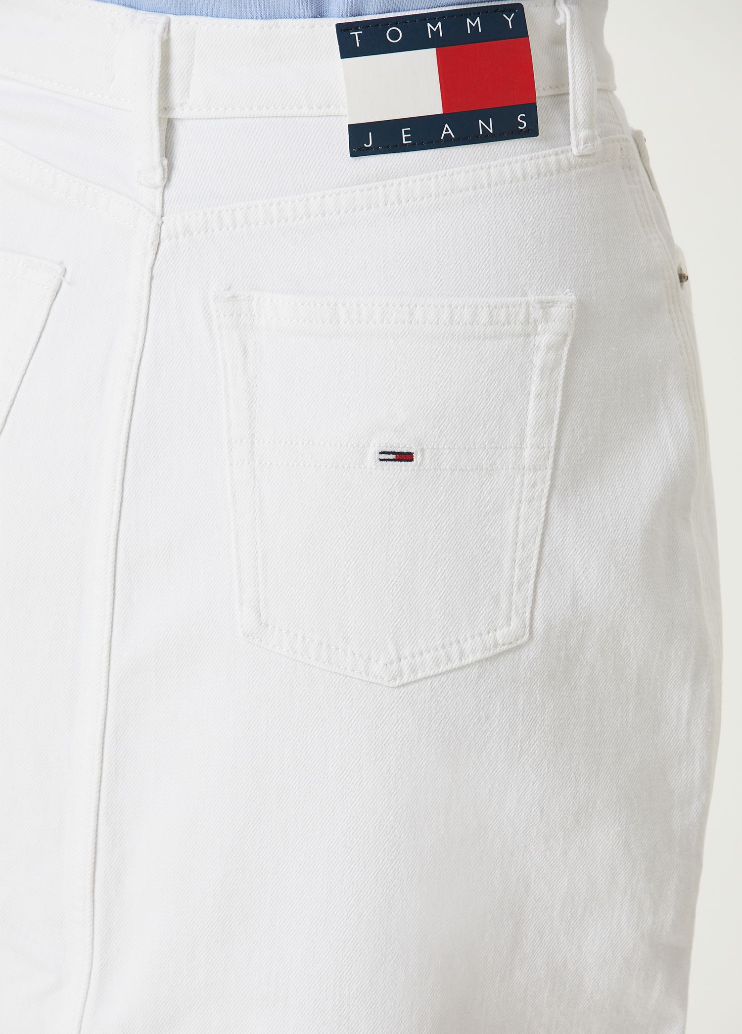 Tommy Hilfiger - دامن جین ماکسی سفید کلر - تصویر 3