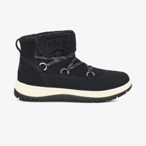 چکمههای توری زنانه مشکی UGG Lakeside Heritage