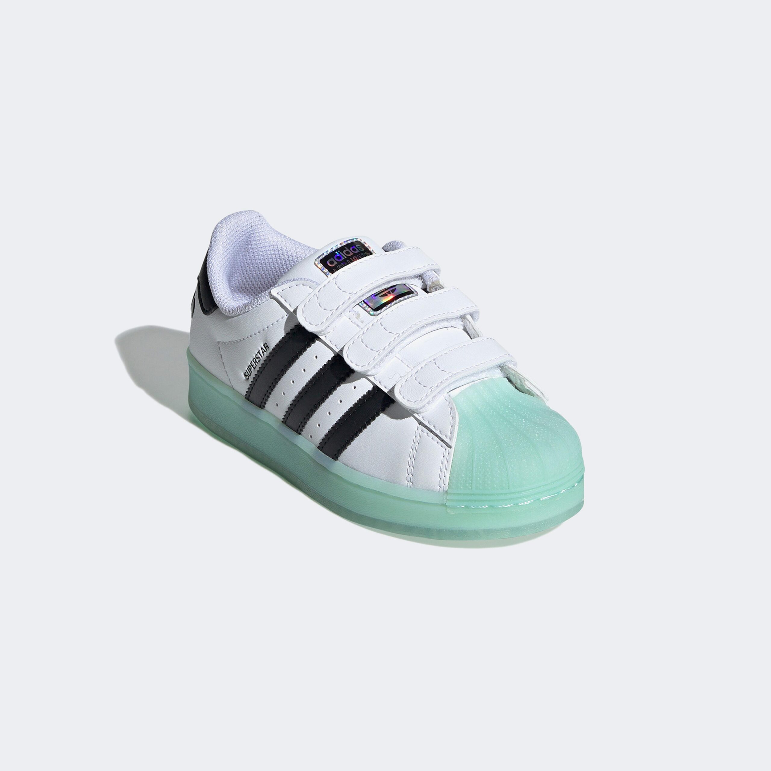 Adidas - کفش ورزشی بچهگانه آدیداس مدل Superstar LED Light سفید - تصویر 7
