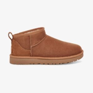 چکمههای زنانه قهوهای UGG Classic Ultra Mini Chestnut