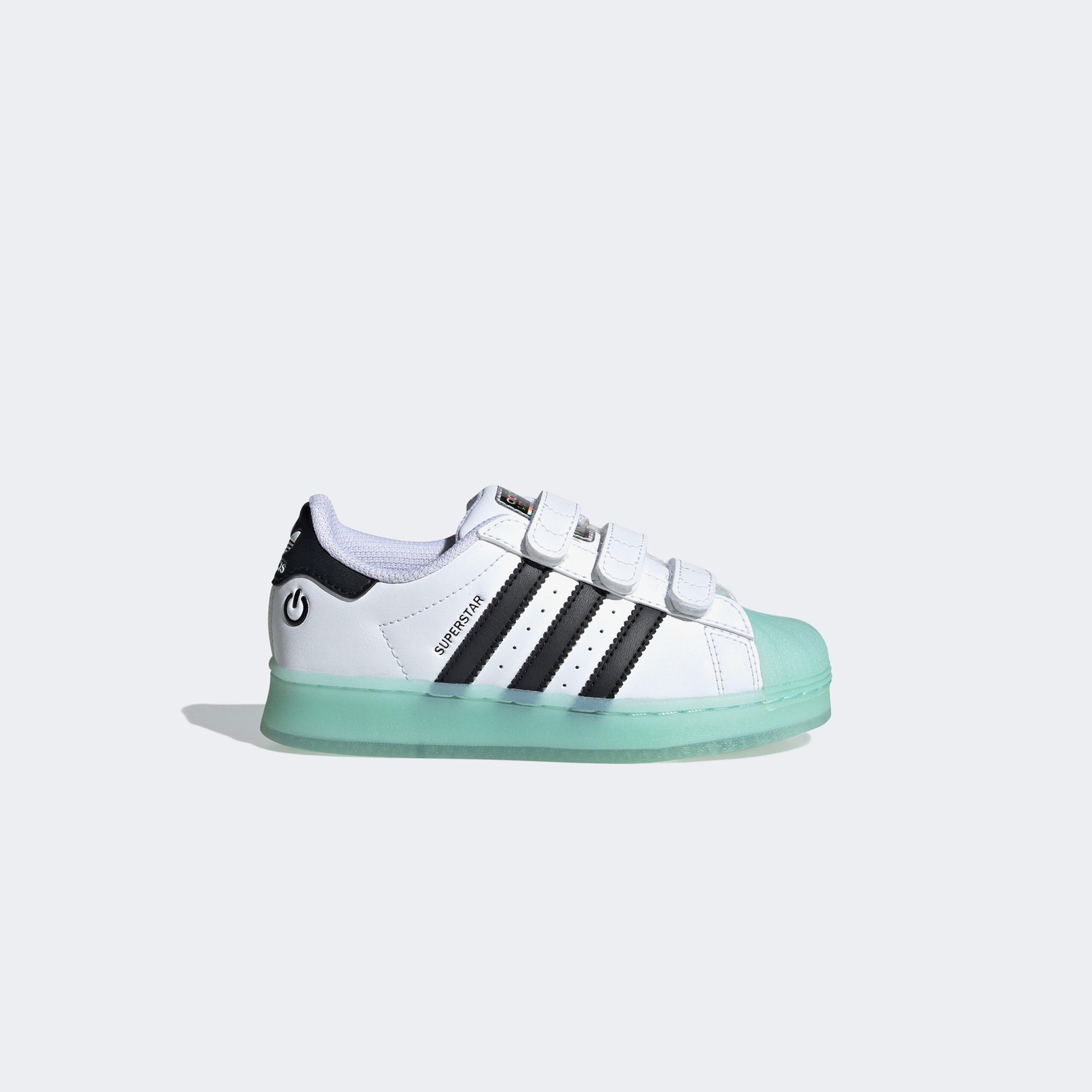 Adidas - کفش ورزشی بچهگانه آدیداس مدل Superstar LED Light سفید