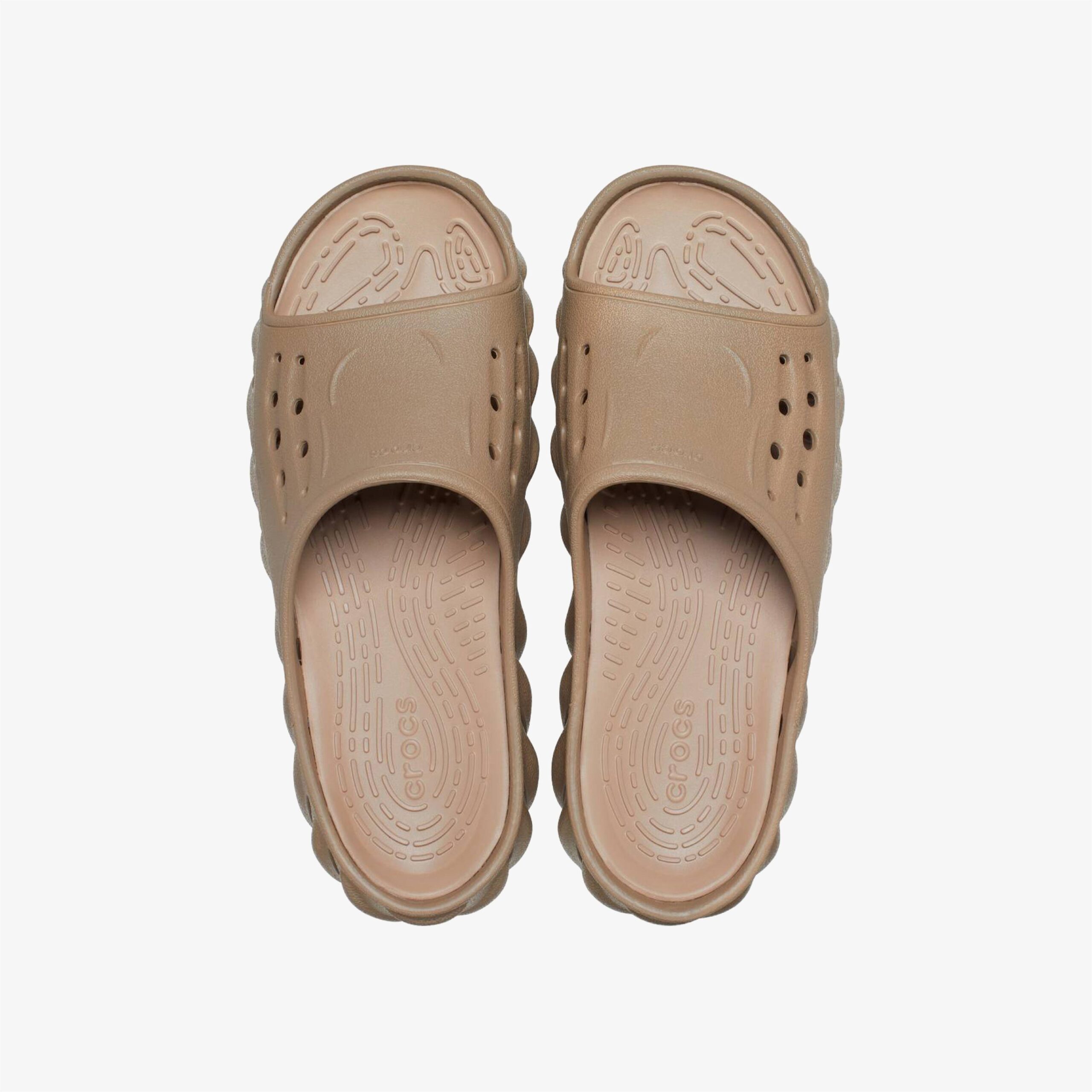 دمپایی قهوهای Crocs Echo Slide Unisex - تصویر 5