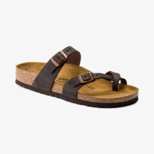 صندل قهوه‌ای زنانه Birkenstock Mayari Leoi