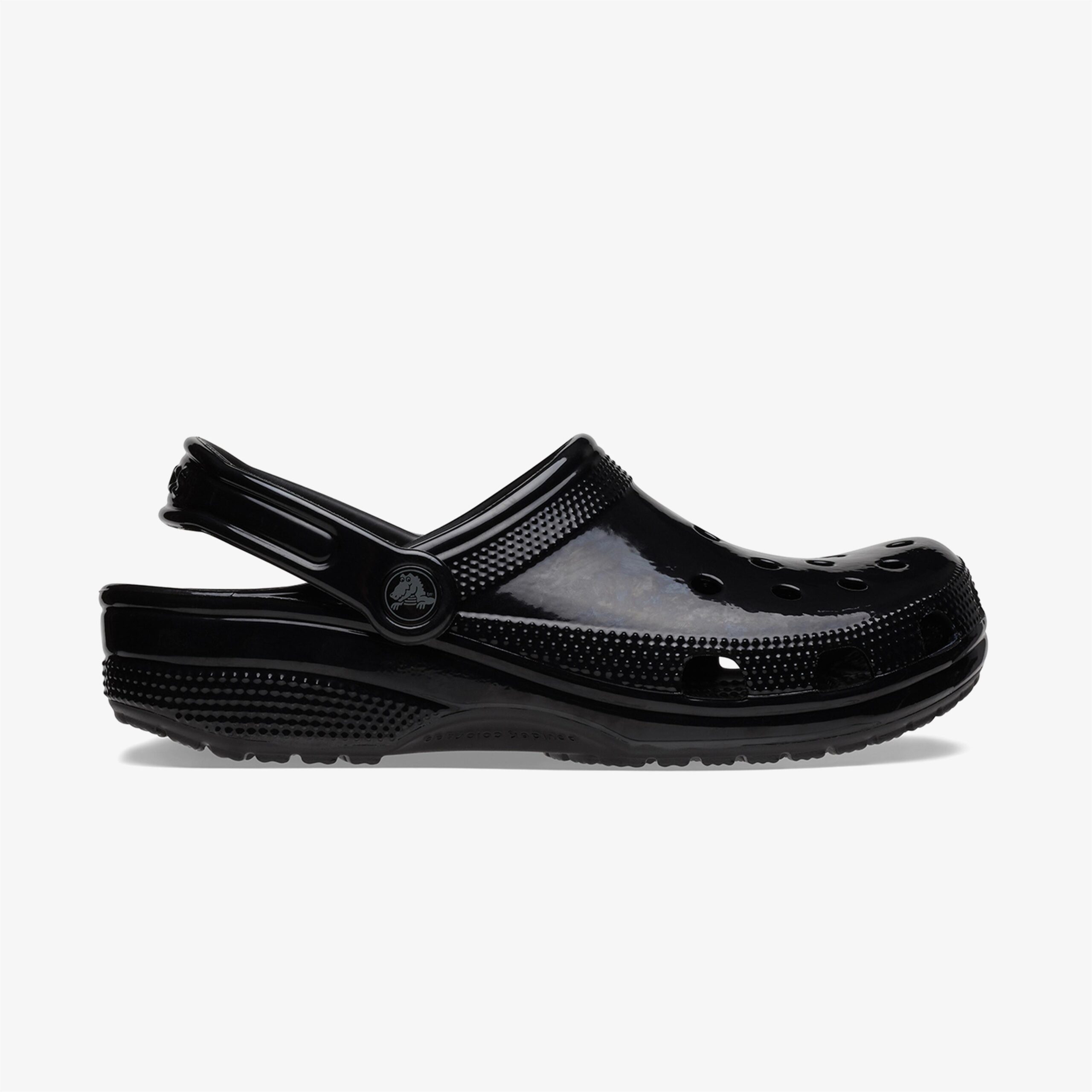 صندلهای مشکی زنانه Crocs Classic High Shine