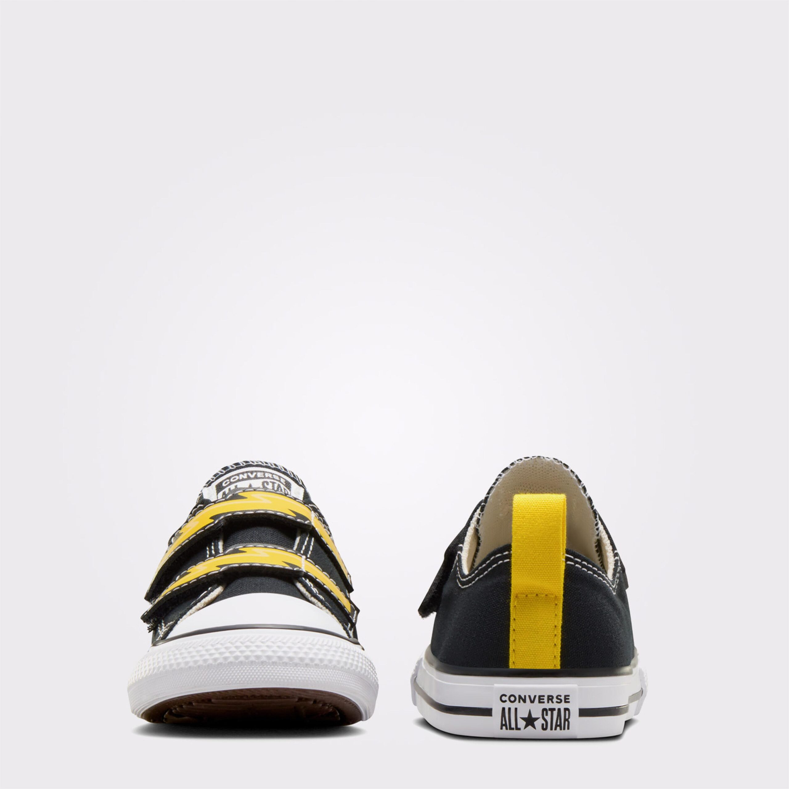کفش کتانی کانورس چاک تیلور آل استار 2V مشکی بچگانه - تصویر 4