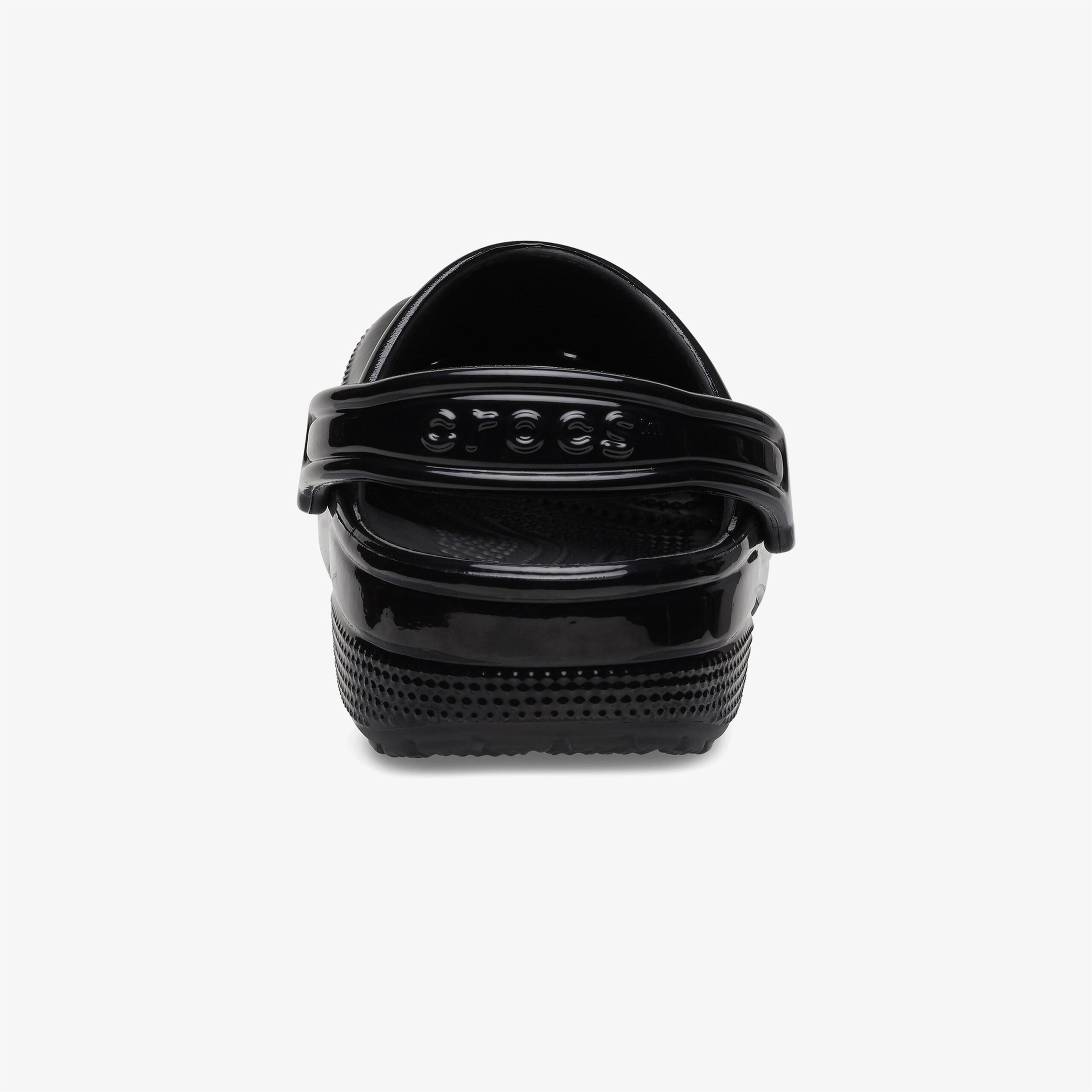 صندلهای مشکی زنانه Crocs Classic High Shine - تصویر 3