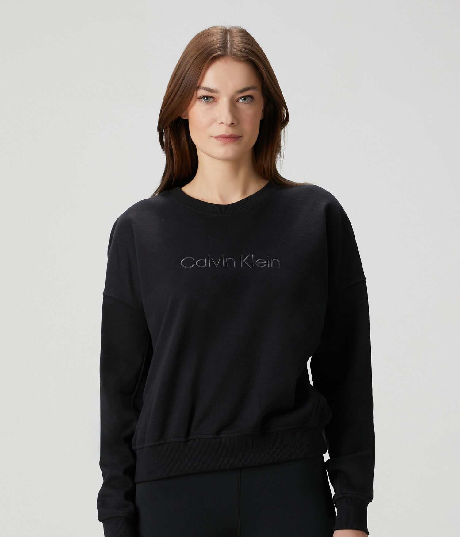 Calvin Klein - سویشرت مشکی با لوگو کلوین کلین
