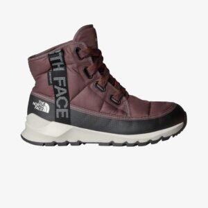 چکمه زنانه ضد آب توریدار توریدار بنفش نورث فیس مدل Thermoball Lace Up Luxe