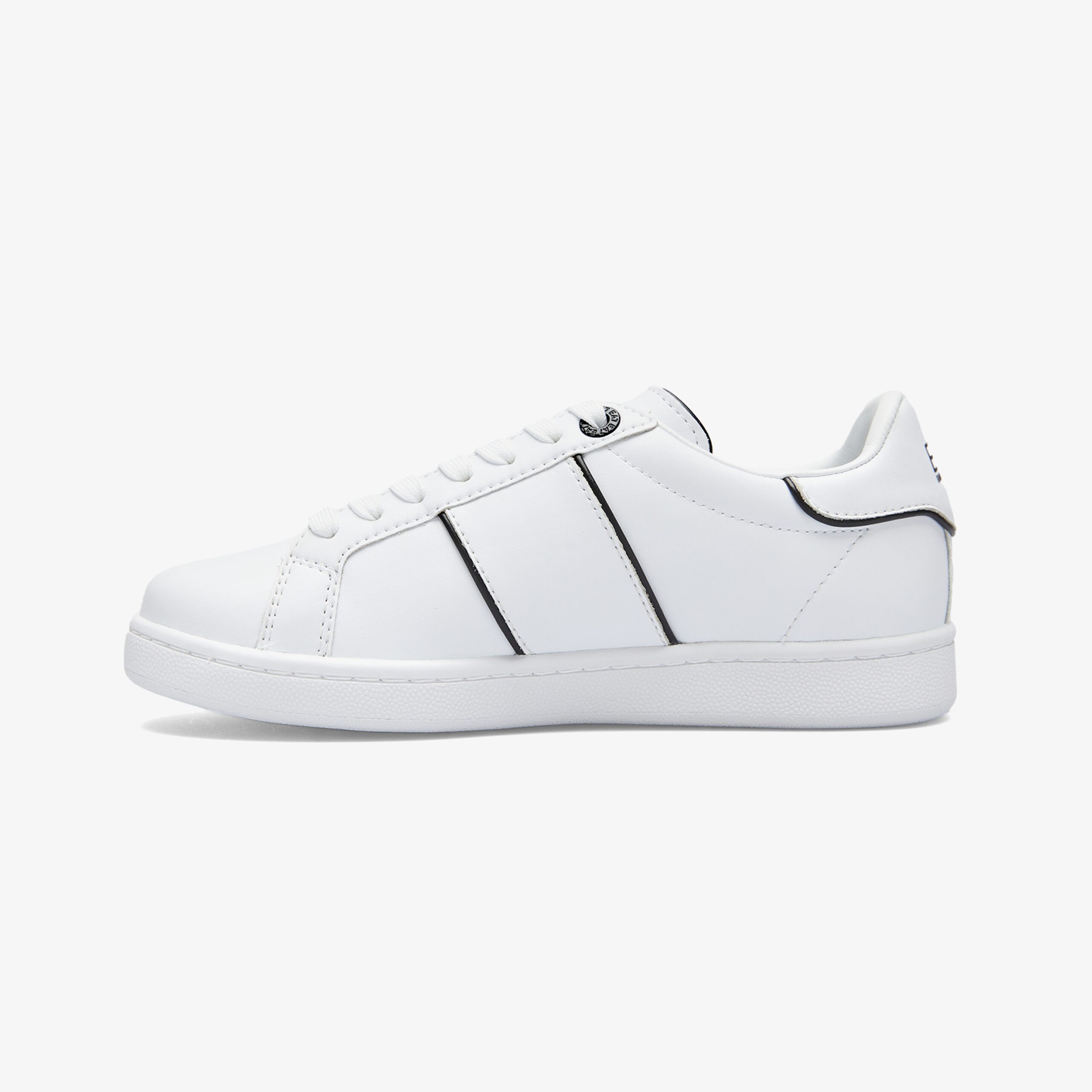 کفش کتانی زنانه سفید Emporio Armani Classic Logo - تصویر 3
