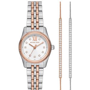 Michael Kors - ست ساعت و دستبند زنانه رزگلد MK4817SET