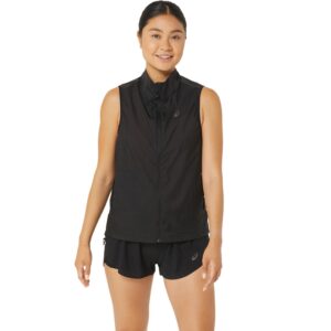 جلیقه دویدن زنانه مشکی Asics Metarun مدل Gilet Packable