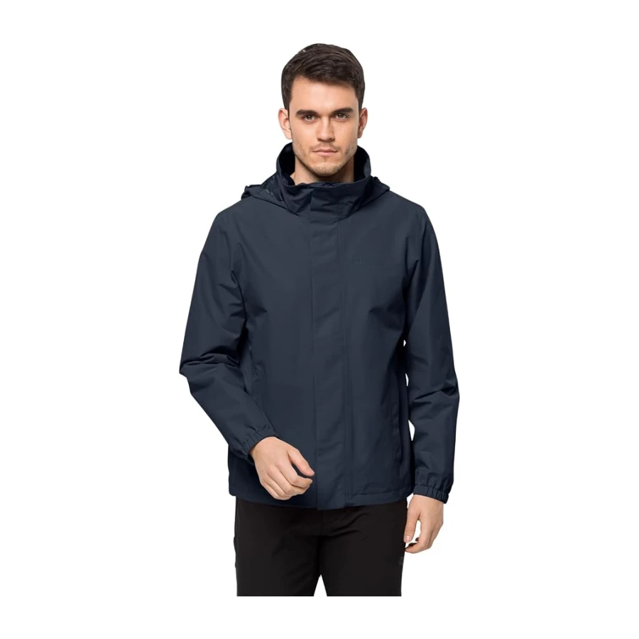 Jack Wolfskin Stormy Point 2L JKT M Coat Femme, Night Blue, S