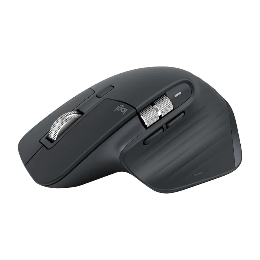 Logitech MX Master 3S - Souris sans Fil performante (Graphite) | Scorrimento ultraveloce, Ergo, 8000 DPI, tracciamento su vetro, clic discreti, Bluetooth, Windows, Linux, Chrome - Graphite