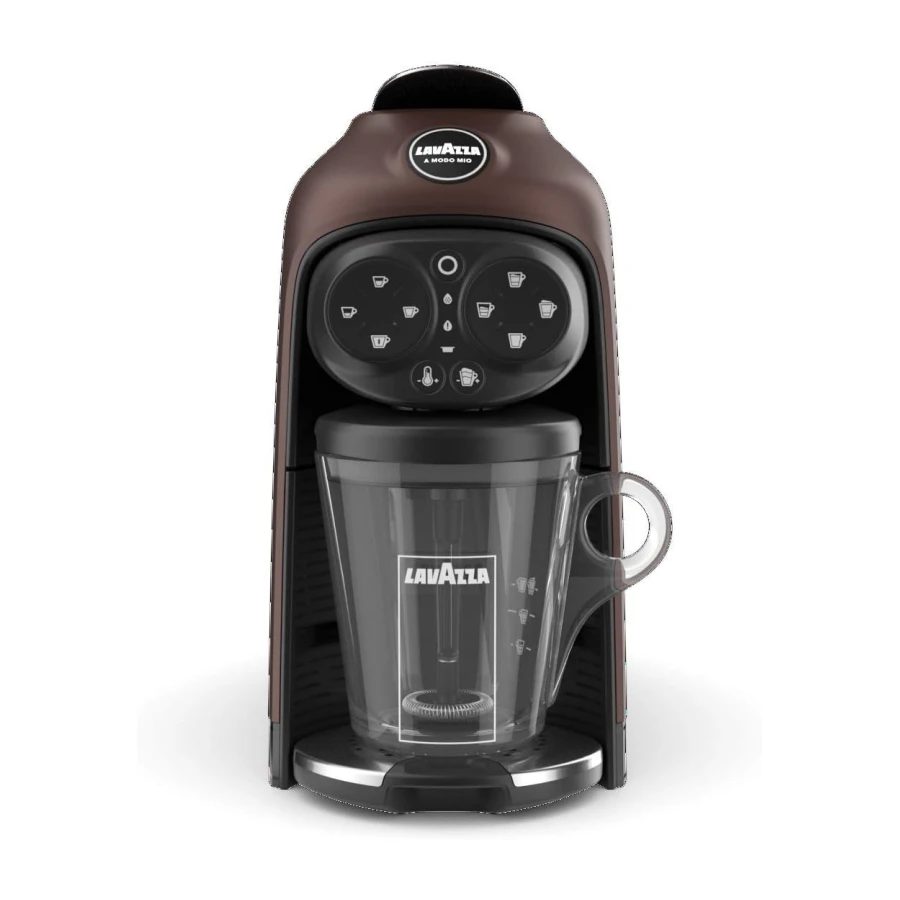 Lavazza A Modo Mio, Deséa Brown Walnut - Machine à café marsron