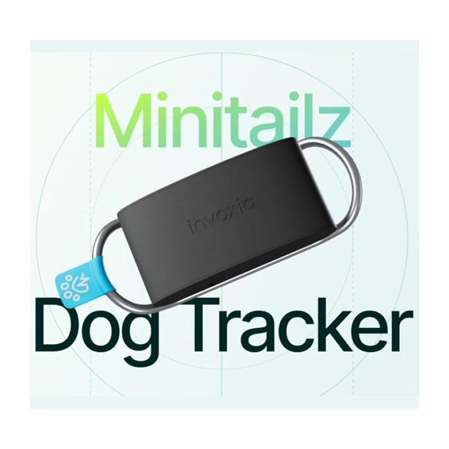 Invoxia Biotracker GPS et Suivi Santé pour Chien | Suivi cardiaque, respiratoire et sommeil, GPS LTE-M 4G, sans abonnement, autonomie 15 jours