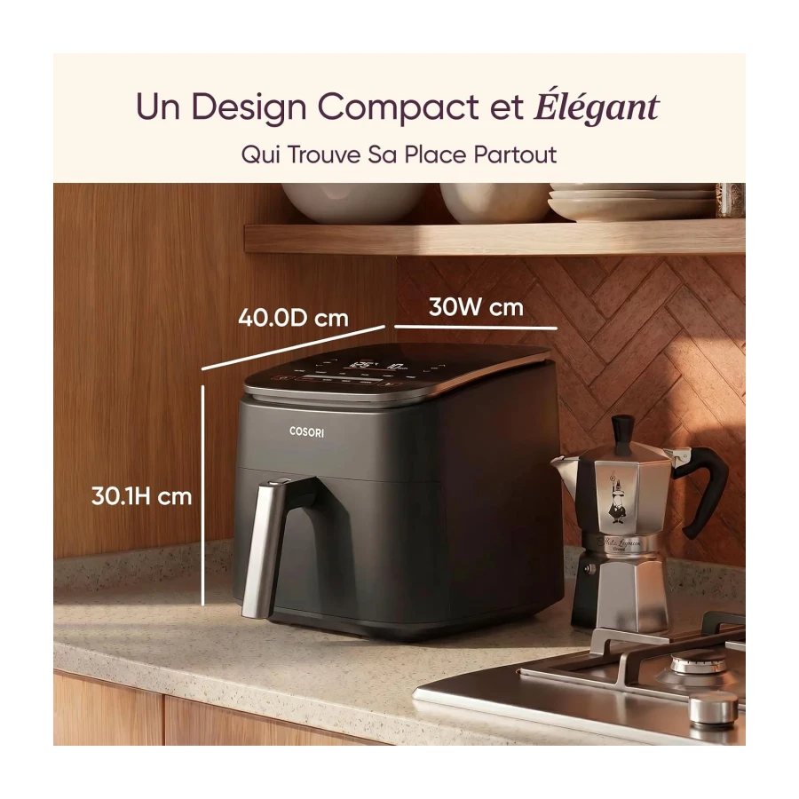 osori Air Fryer 6L TurboBlaze Revêtement en Céramique sans PFAS 9-en-1