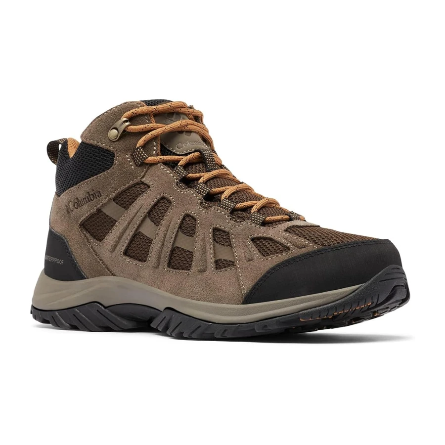 Columbia Redmond 3 Mid Wp Bottes de trekking et de randonnée imperméables à taille moyenneHomme