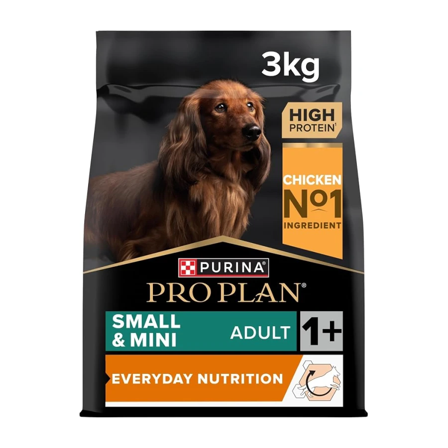Purina Pro Plan - Everyday Nutrition - Croquettes Petit Chien Poulet - 3 kg | Croquettes Chien Petite Taille Enregistrerur Poulet - Métabolisme rapide, hygiène bucco-dentaire, digestibilité - Alimentation Chien