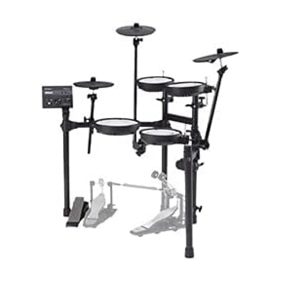 Roland TD-07DMK elektronik V davul seti – efsanevi iki katmanlı file baş kiti, olağanüstü ifade gücü ve çalınabilirliği ile – Bluetooth ses ve MIDI
