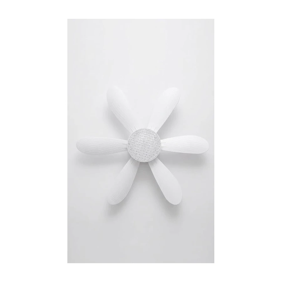 Kristal LED Avizeli Tavan Vantilatörü - 30W E27 Duy Pervaneli Lamba - Uzaktan Kumandalı, 6 Kanatlı, 3 Kademeli Hız ve Kısılabilir Işık - Sessiz Çalışan Modern Tavan Fanı