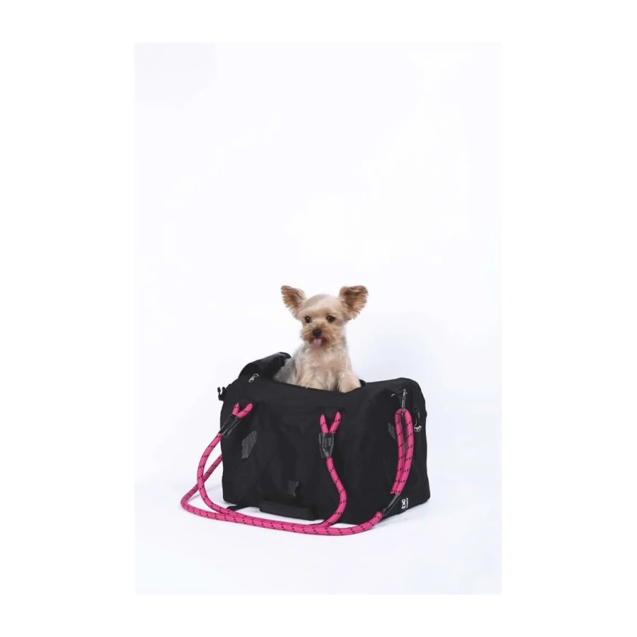 M-PETS 2IN1 REMIX BLACK/PİNK TAŞIMA ÇANTASI 41X28X28CM